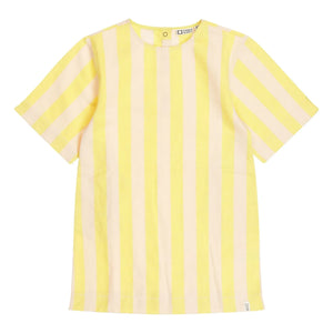 Tumble N'Dry – Gestreiftes T-Shirt-Kleid Primavera | Gelb