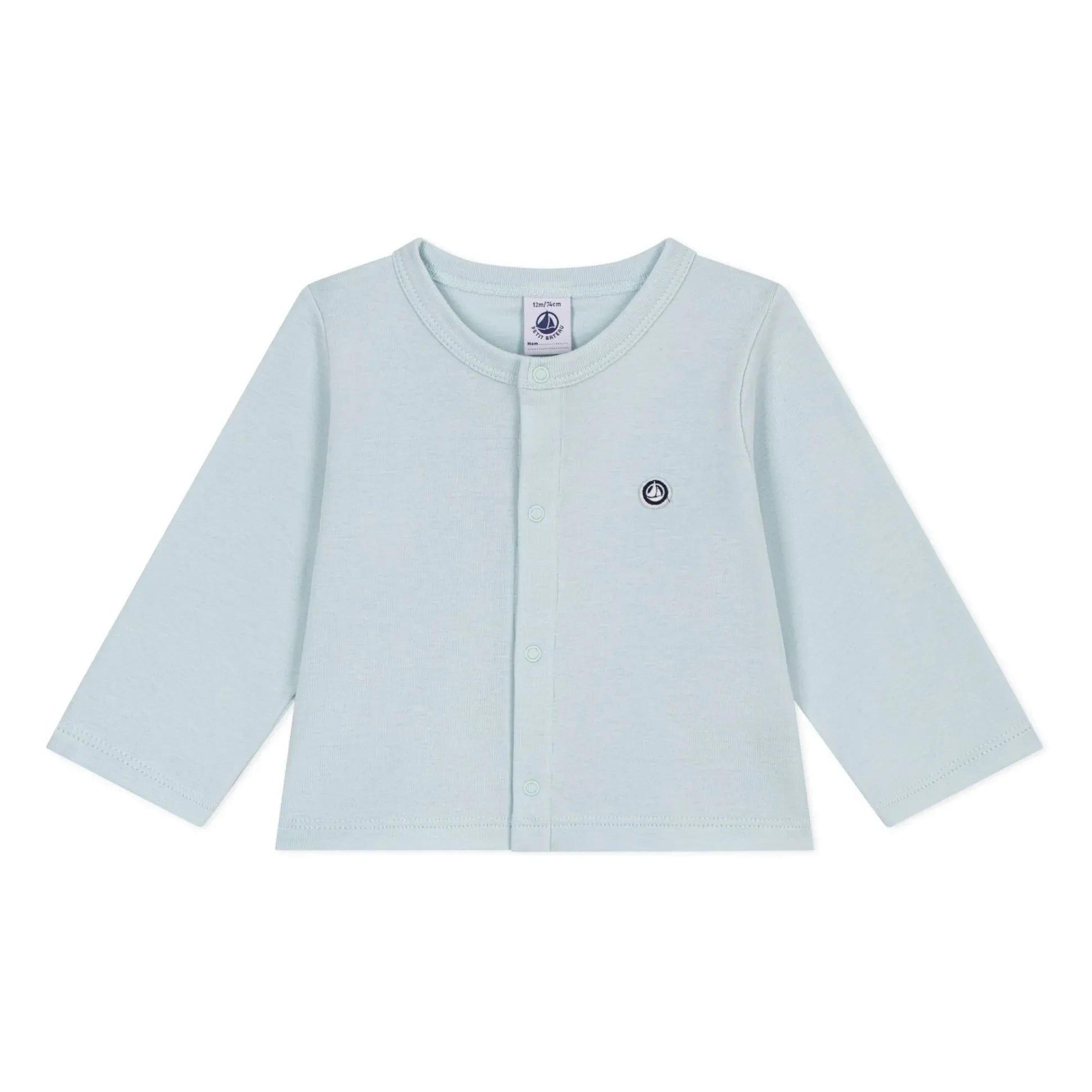 Petit Bateau - Strickjacke aus Bio-Baumwolle | Türkis