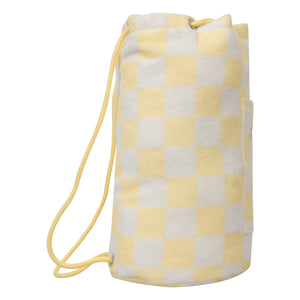 Jera Mini - Terrycloth Tasche Rucksack | Blassgelb