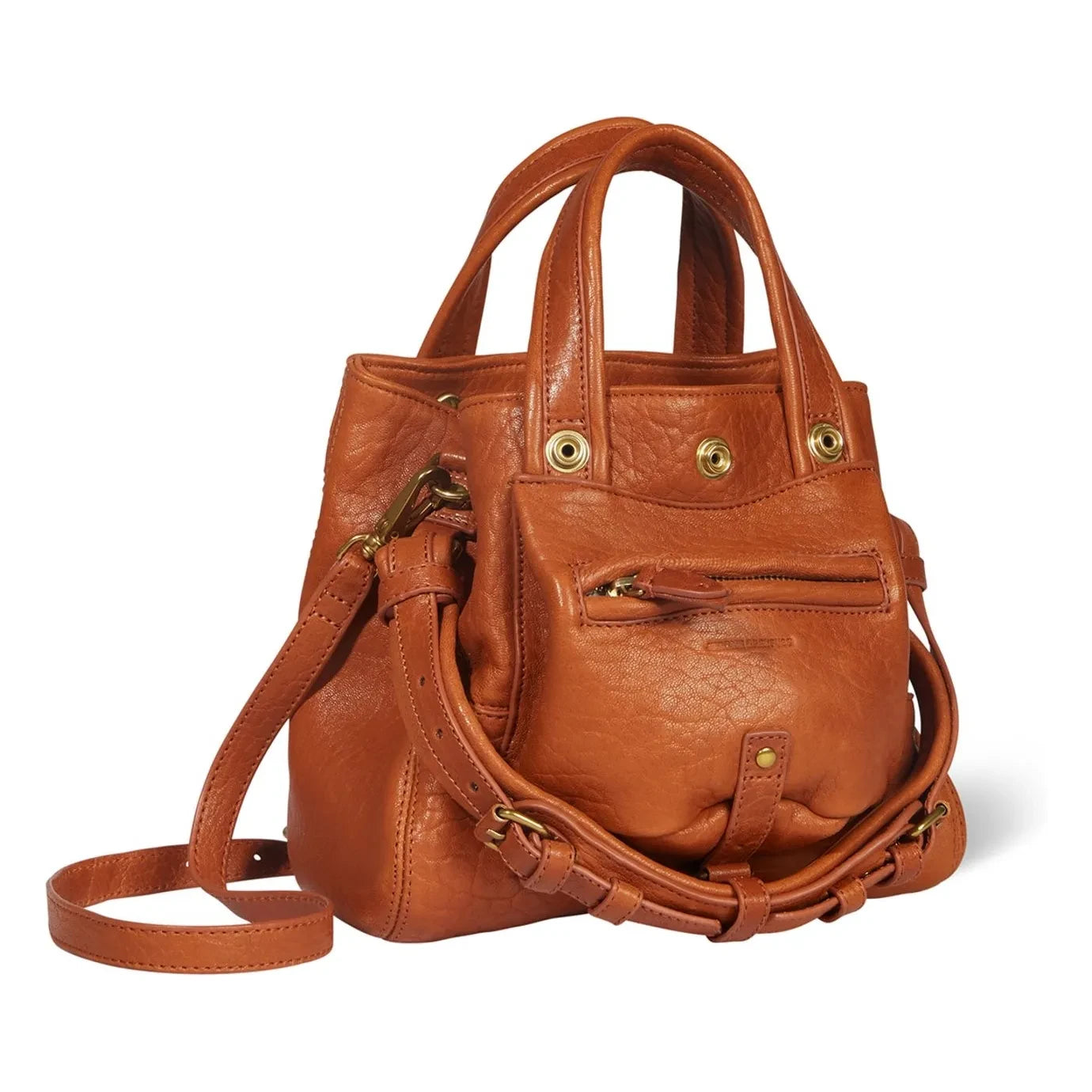 Jérôme Dreyfuss - Billy Nano Lammnappa-Tasche | Cognac