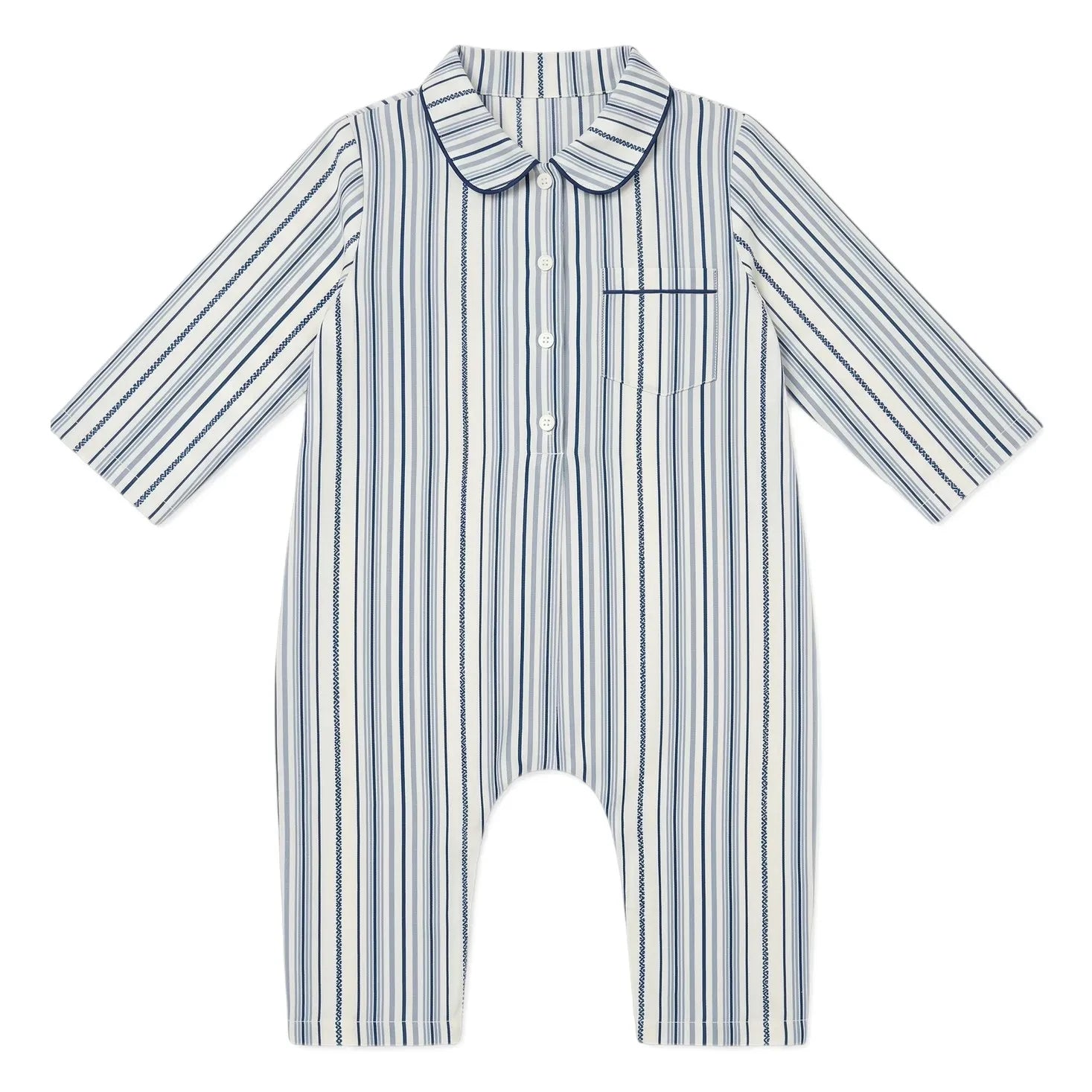 Editions Aimable - Balthazar tulum | Azure Çizgili Poplin
