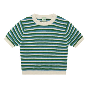 FUB - Bio-Baumwolle Feines Netzgewebe T-Shirt | Grün