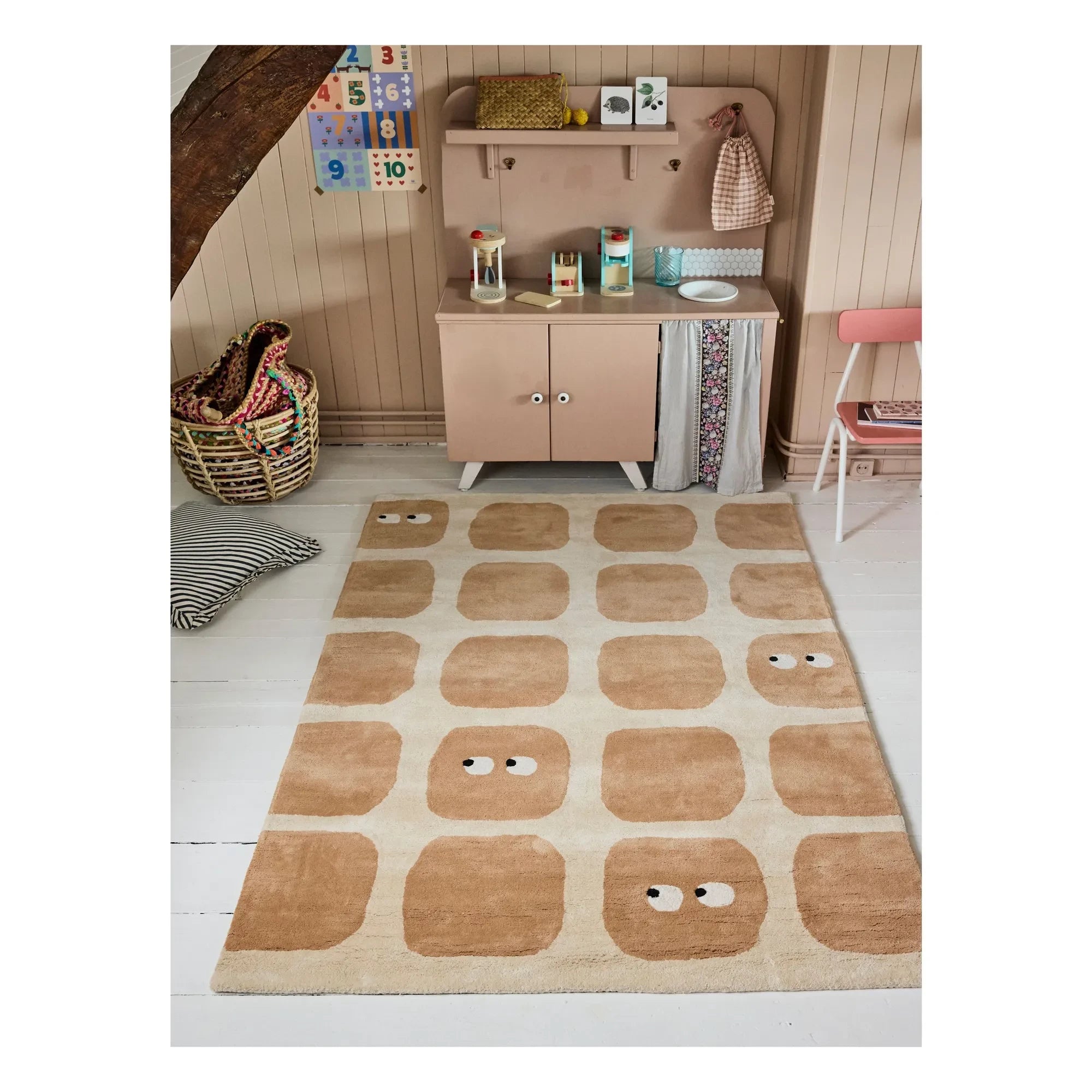 Bleuu-studio - Bidules Teppich | Mokka