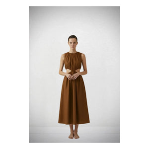 Vanessa Sposi - Kleid mit Cut-Outs | Schokolade