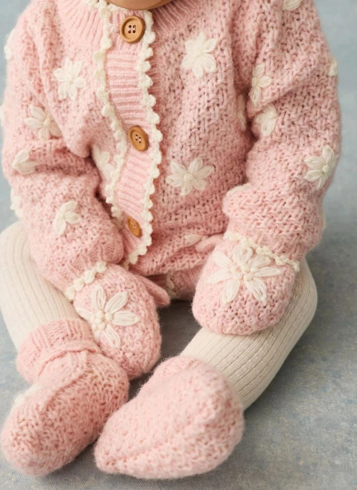 Louise Misha - Ania Yün Eldiven | Pembe