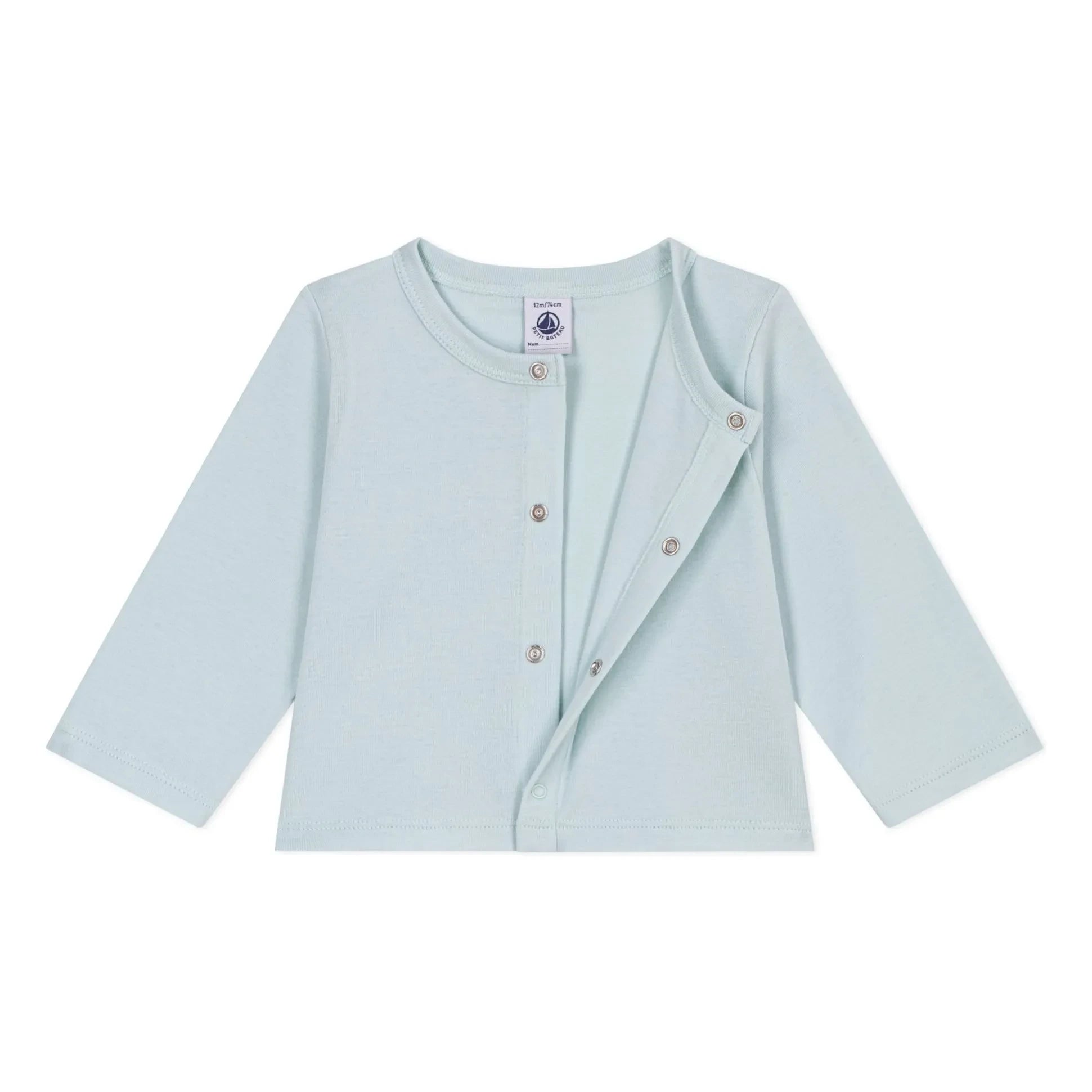 Petit Bateau - Strickjacke aus Bio-Baumwolle | Türkis