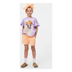 Molo - Addie Vichy Shorts | Orange