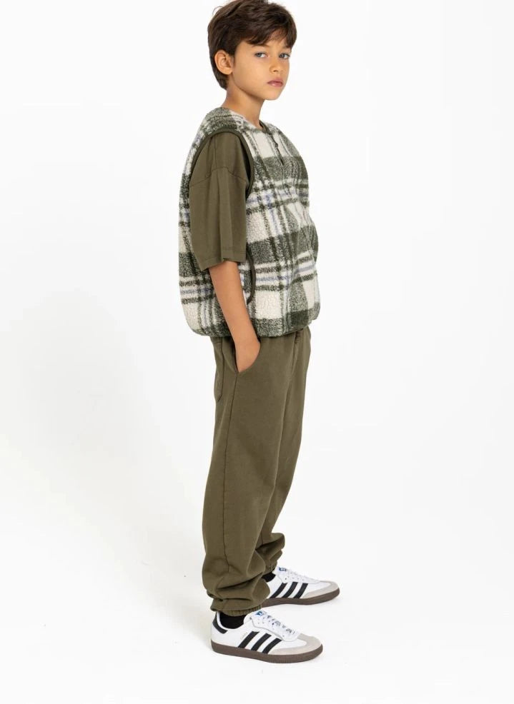 Smallable Kid - Organische Baumwoll-Rush-Jogger | Verdigris