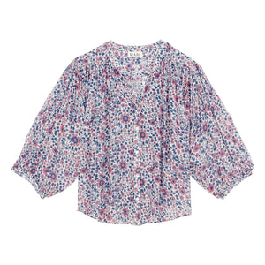 M.A.B.E. - Della Coton Bluse | Rosa