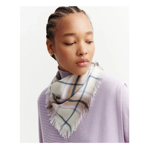 Bompard – Mini Schal Tartan aus Kaschmir | Mauve