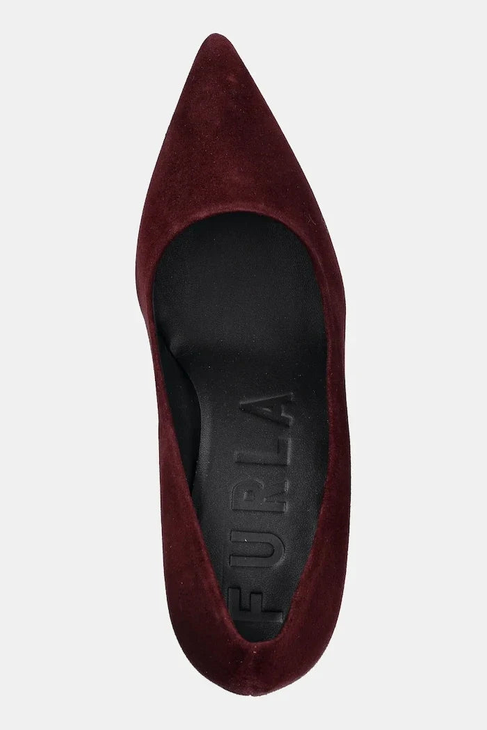 Furla Essential Decollete İnce Topuklu Süet Ayakkabı