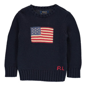 Ralph Lauren - Flaggen-Pullover | Marineblau