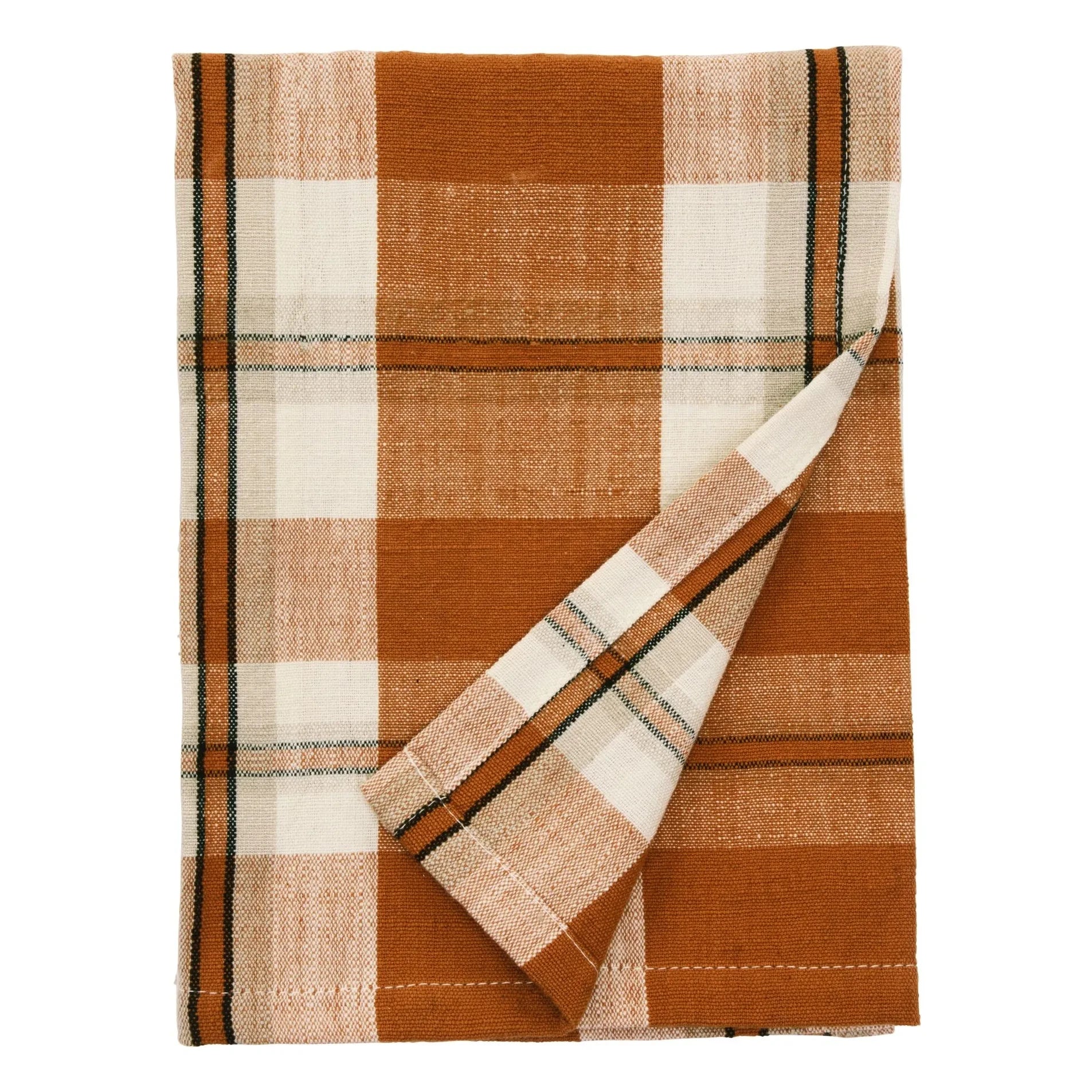Madam Stoltz - Kürbis | Tartan Küchentuch