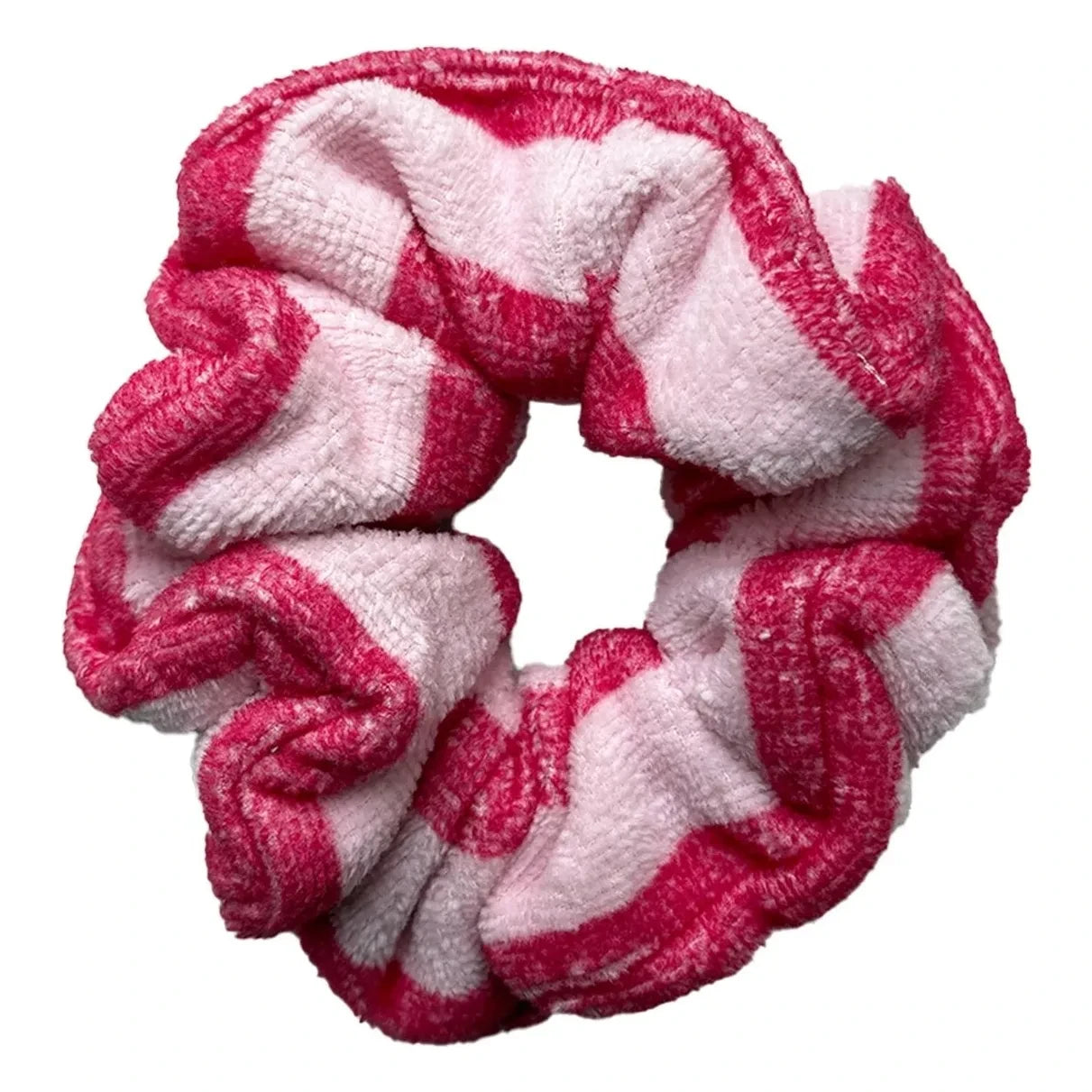 Jera Mini - Chouchou Gestreifter Schwamm | Rosa