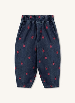 Fliink - Bestickte Jeans | Dunkelblau