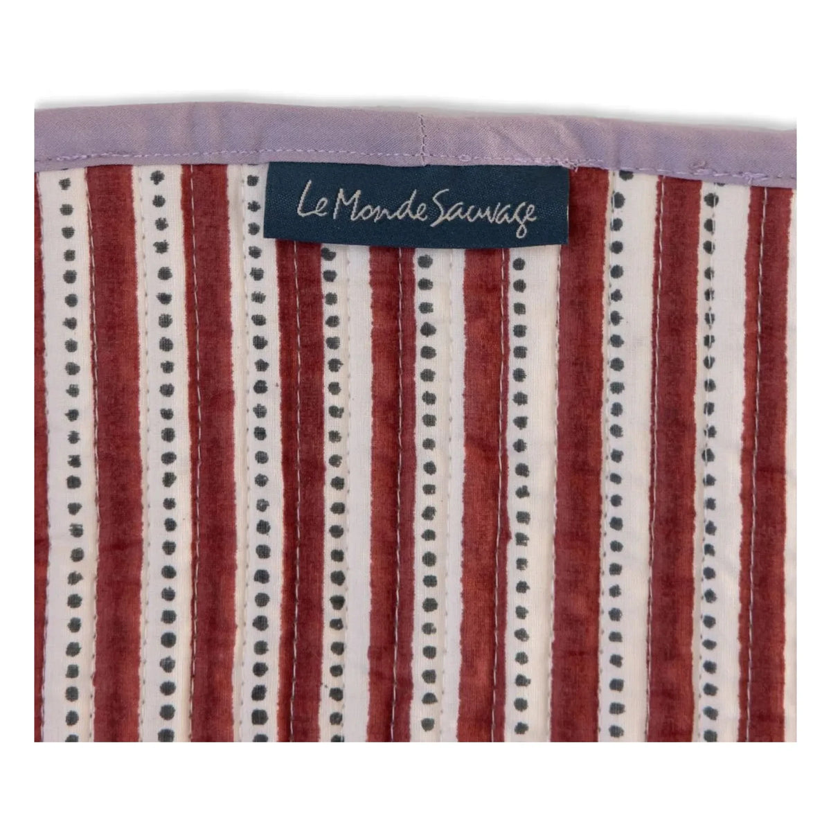 Le Monde Sauvage - Kyushu doppelseitiges Tischset - 4er Set | Rot