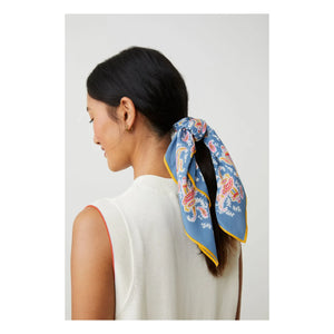 Moismont - Colibri Schal N°763 Seide | Indigo
