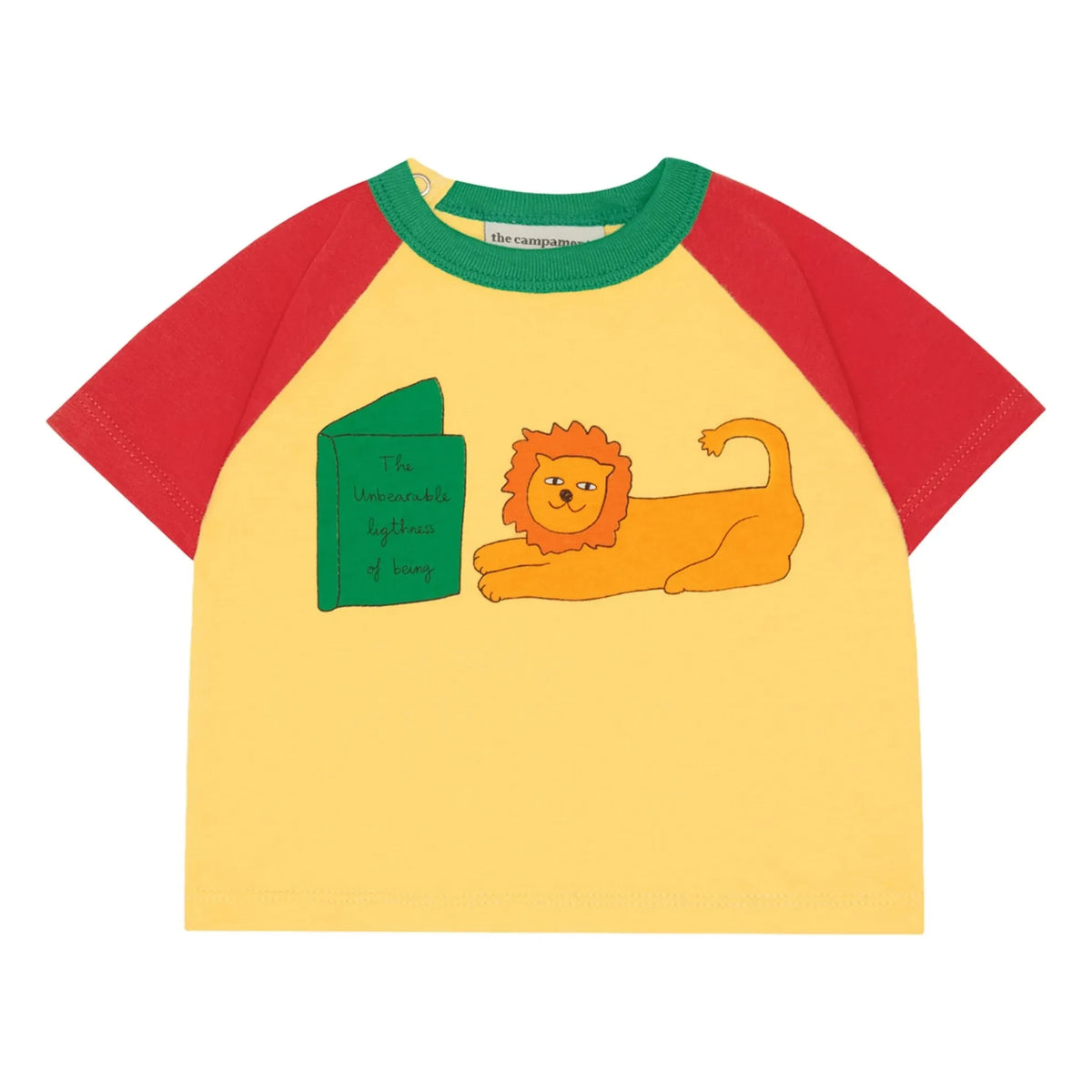 The Campamento - Aslan Bio-Baumwoll-Baby-T-Shirt | Gelb