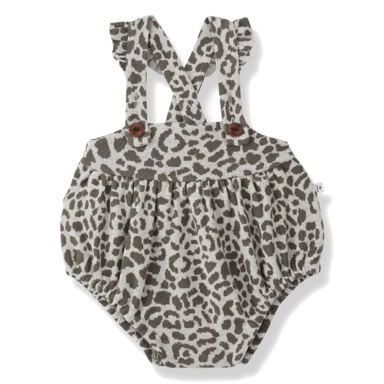 1+ in the family - Siena Leopar Kürklü Tulum | Koyu kahverengi