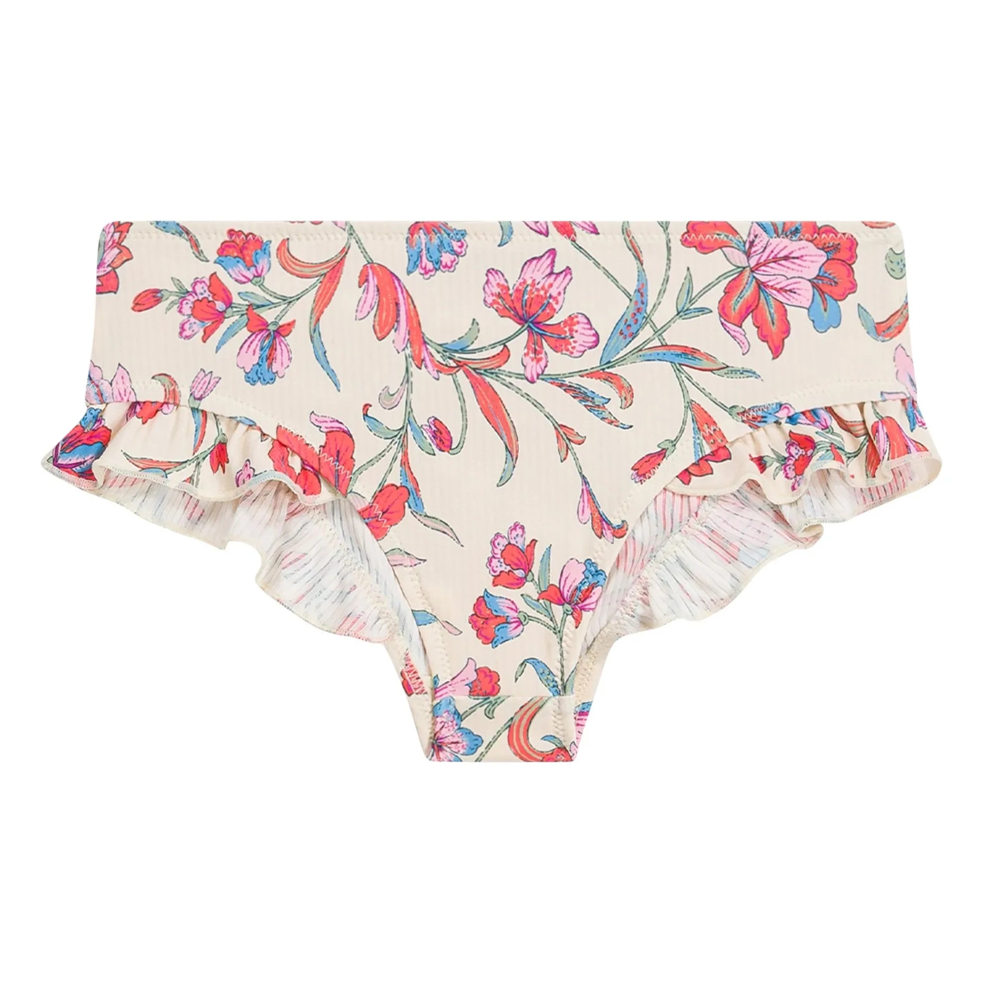 Louise Misha - Frühlings-Mai-Blumenmuster aus recycelten Fasern | Creme
