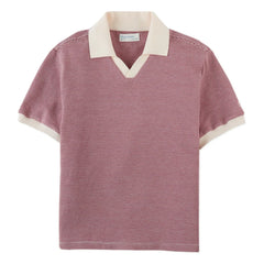 Gingersnaps - Alastor gestreiftes Poloshirt | Bordeaux
