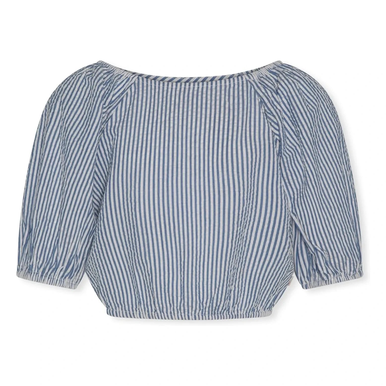AO76 - Gestreifte Neha Bluse | Blau
