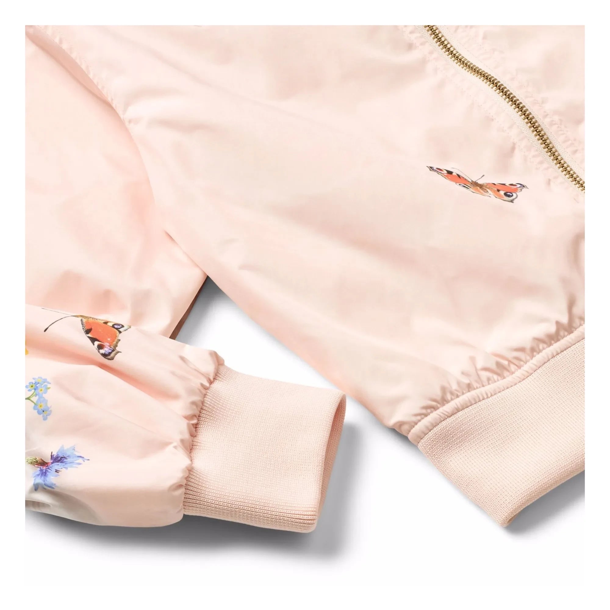 Molo - Bomberjacke Haliva Schmetterlinge Recycelte Fasern | Hellrosa