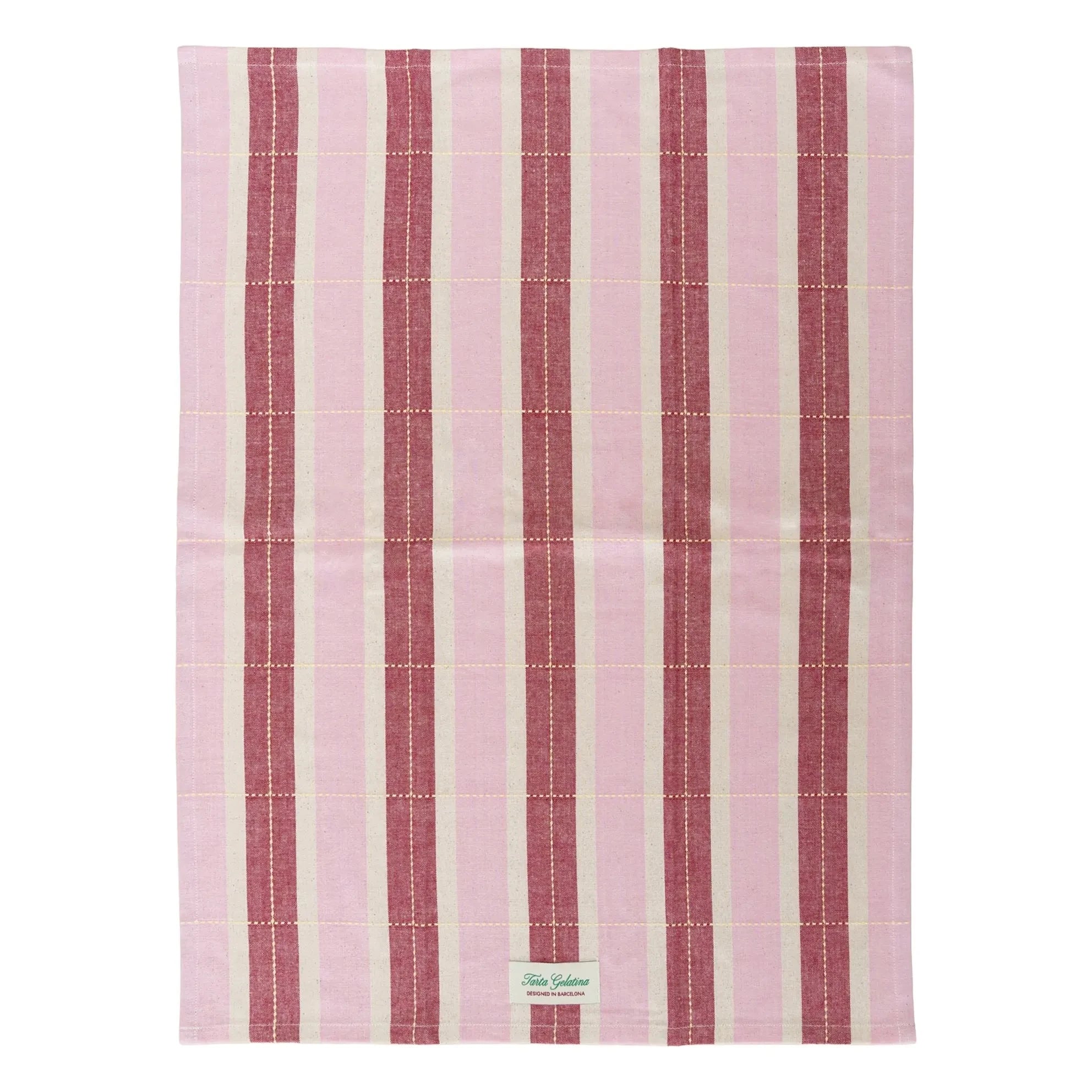 Tarta Gelatina - Küchenhandtücher aus Bio-Baumwolle - 2er Set | Rosa