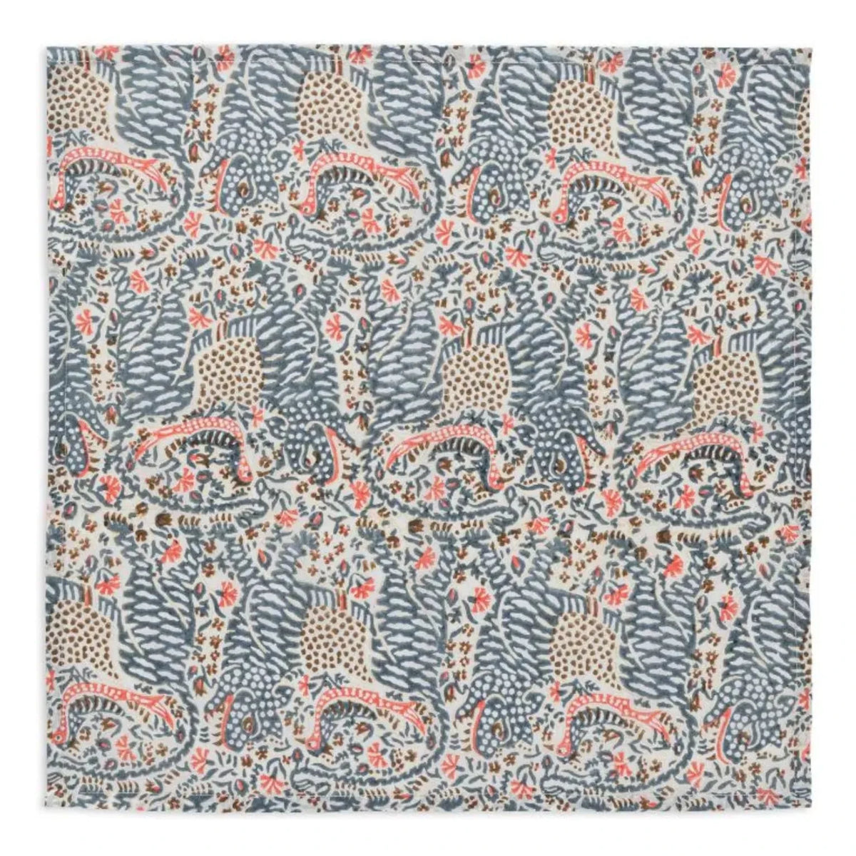 Le Monde Sauvage - London Servietten - 8er Set | Blau