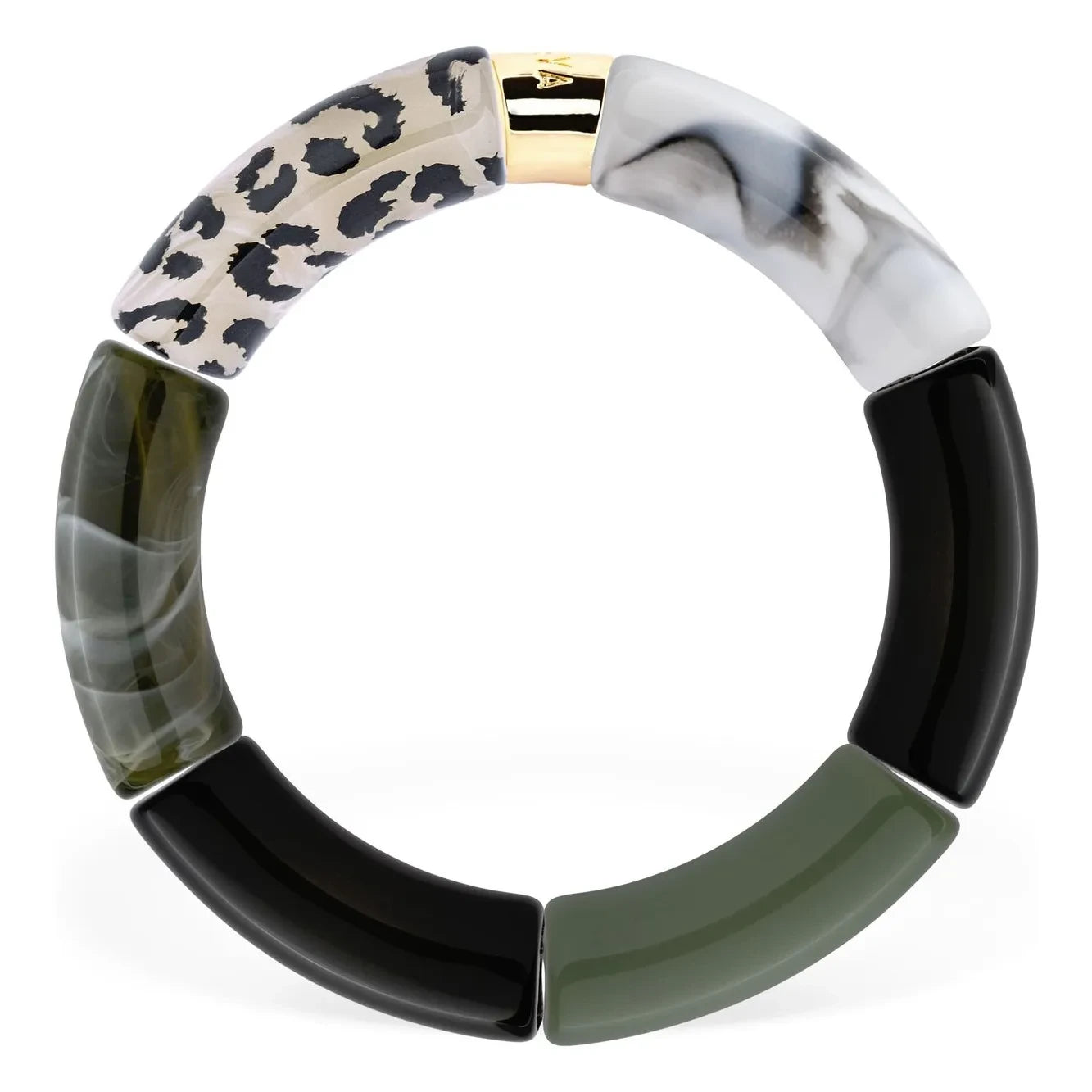 Parabaya - Capi 1 Armband | Dunkelgrün