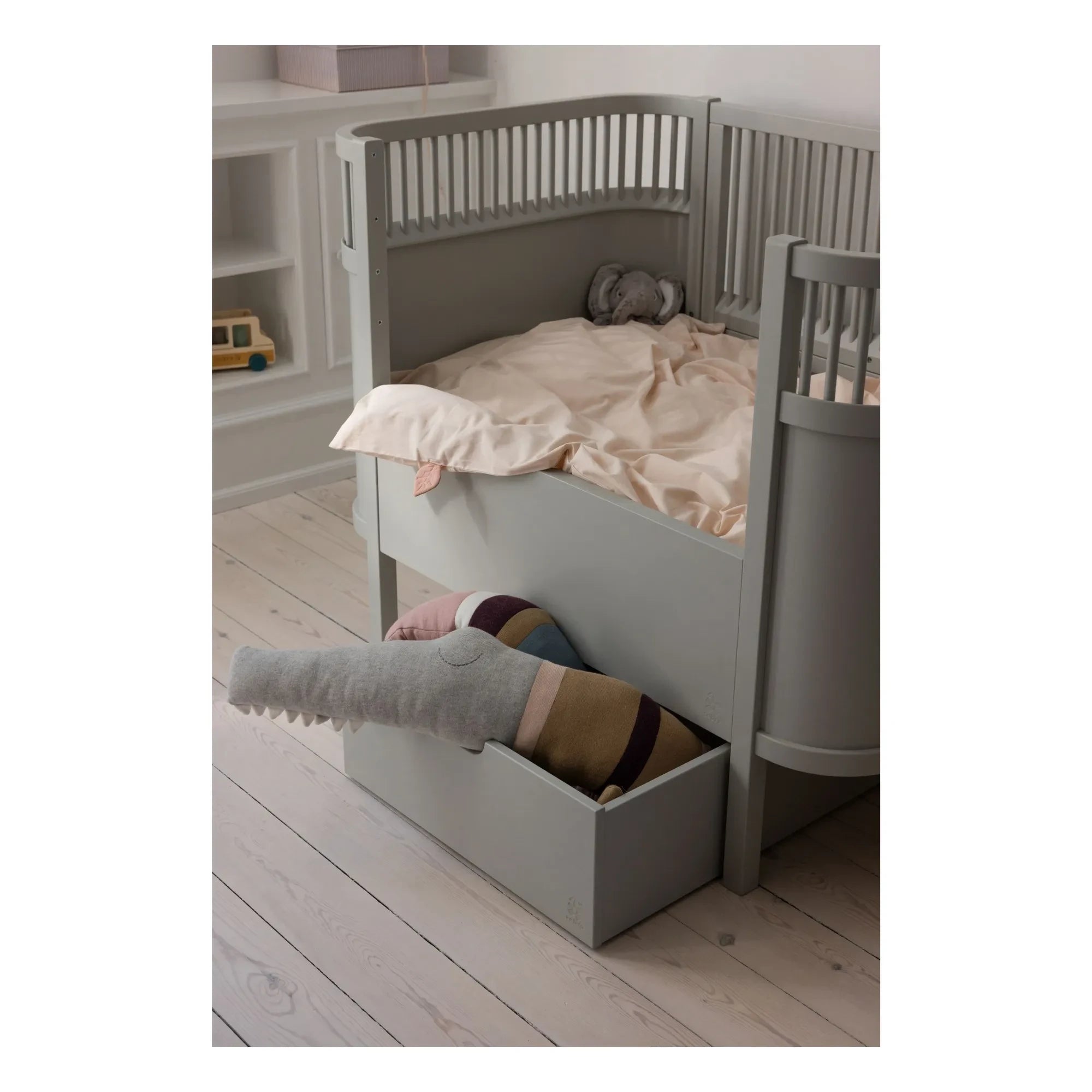 Sebra - Sebra Baby & Jr. Bett, Birke 70x110 cm | Stone