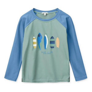 Liewood - Noah Surf UV-Schutz-T-Shirt aus recycelten Fasern | Blau