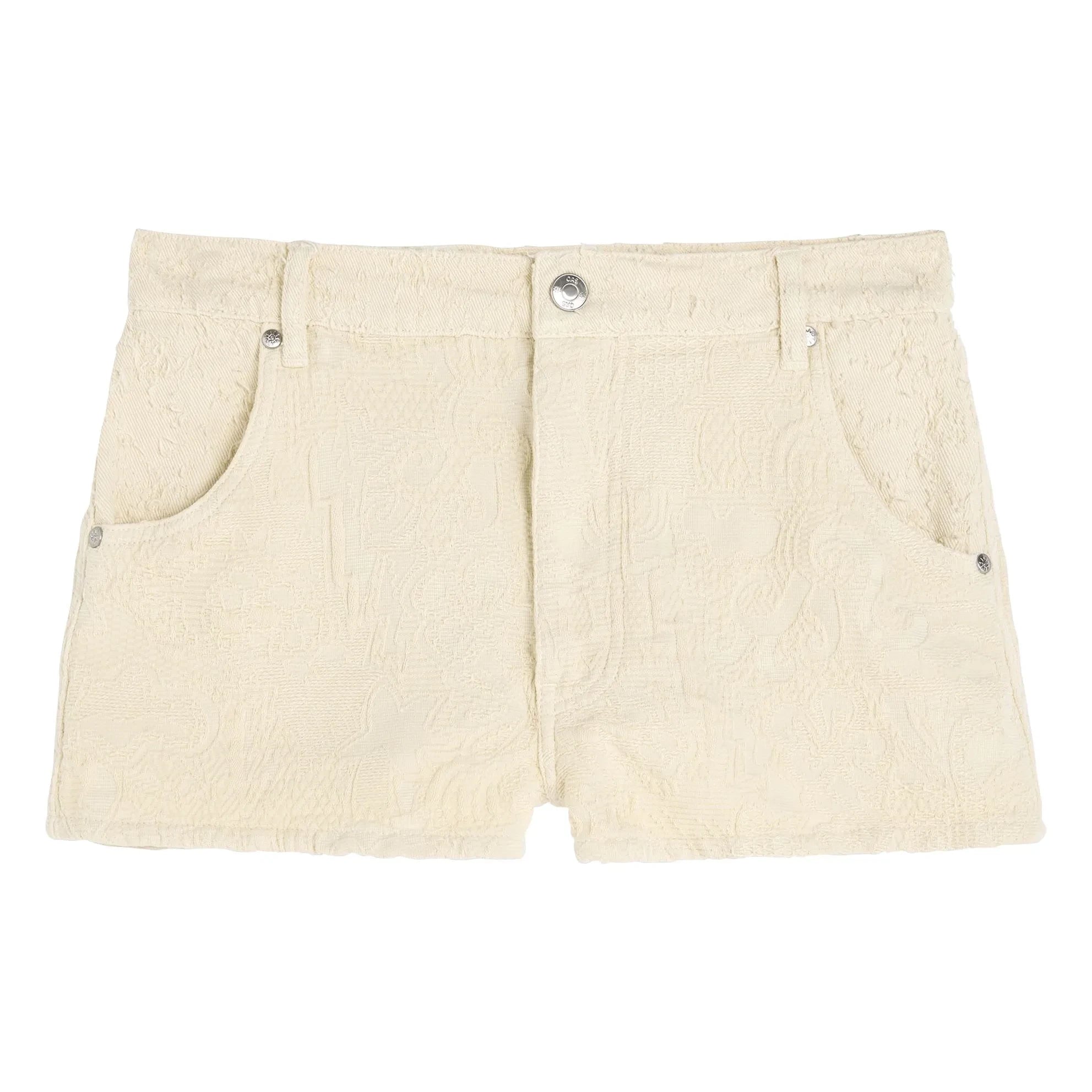 OAS - Raven Bestickte Shorts | Ecru