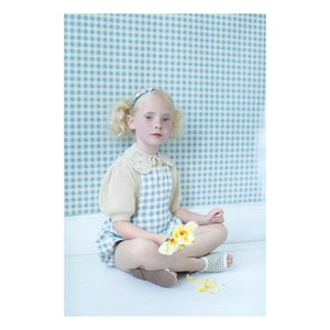 Soor Ploom - Oona Vichy Bio Baumwoll-Jumpsuit | Gebrochenes Weiß