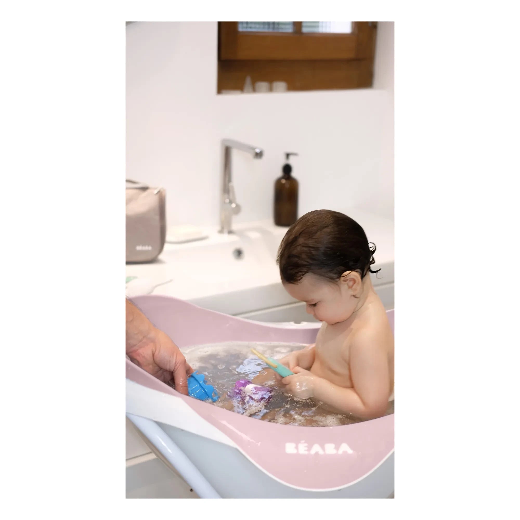 Béaba - Camélé'O Baby Badewanne | Hellrosa