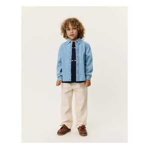 Les Deux - Konrad Denim Hemd | Verwaschenes Blau