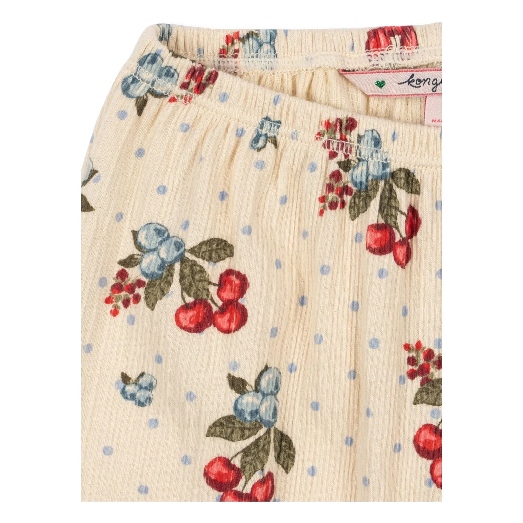Konges Sløjd - Hose Chleo Cherry Bio-Baumwolle | Beige