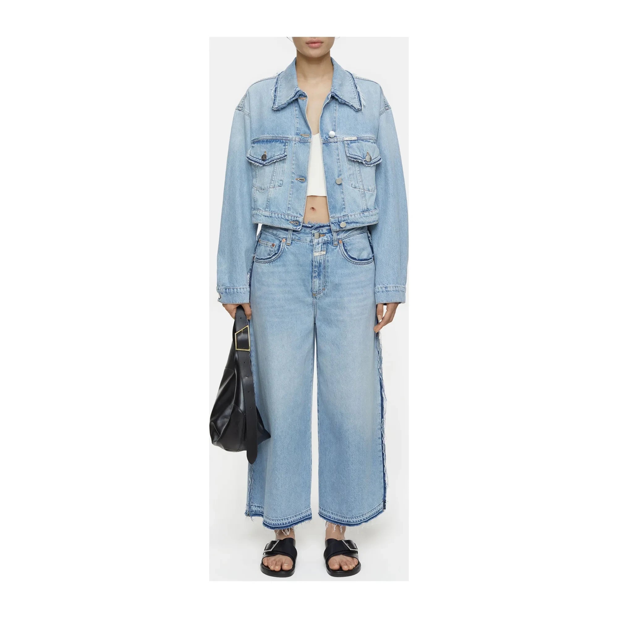 Closed - Kutu Kesim Jean Ceket | Açık Mavi