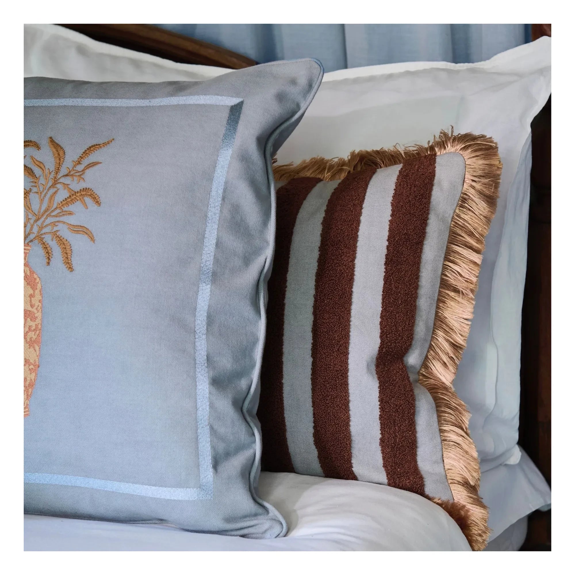 Palais - Kissenbezug Jackie | Blau