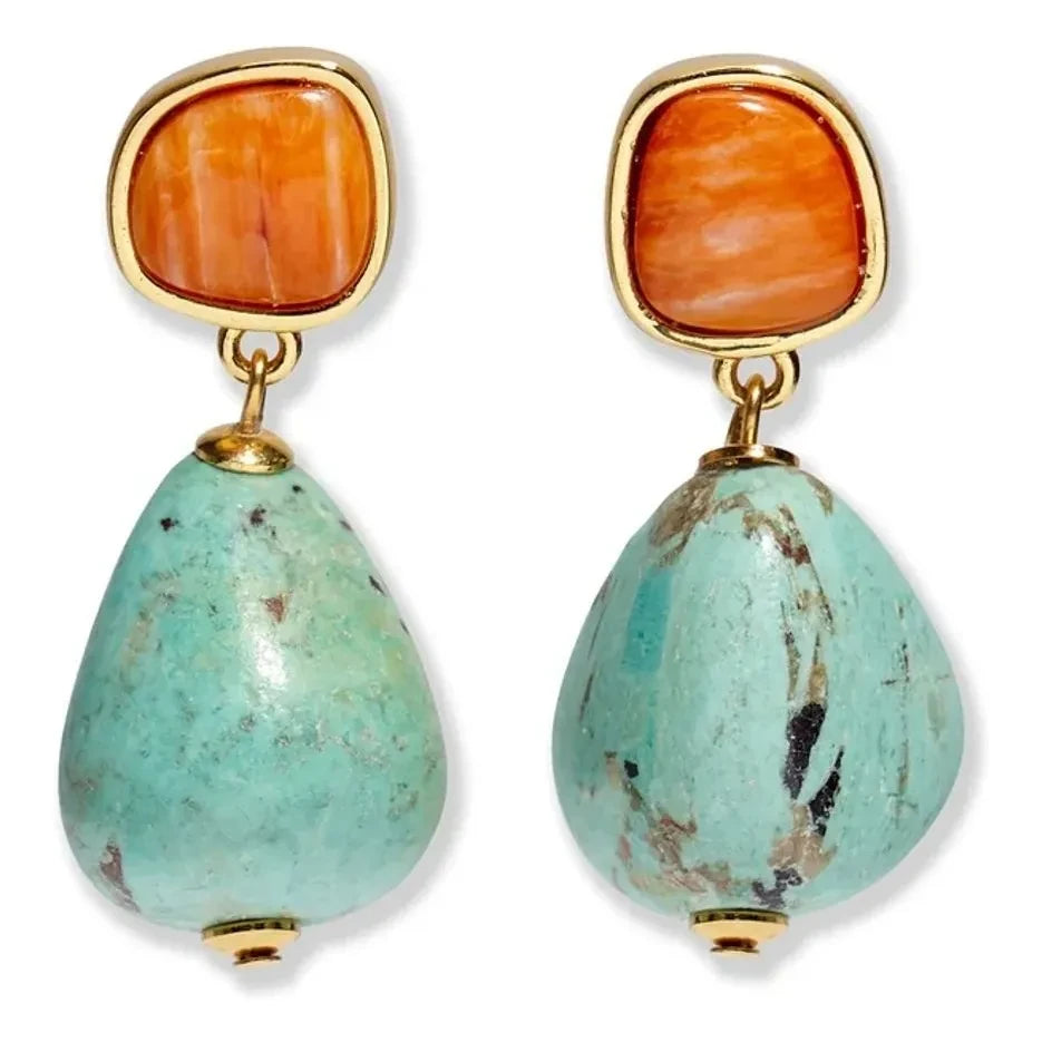 Lizzie Fortunato - Citrus Splash Ohrringe | Blau