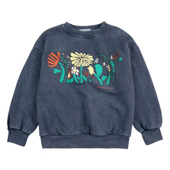 Bobo Choses - Herbalist Bio-Baumwoll-Sweatshirt | Marineblau