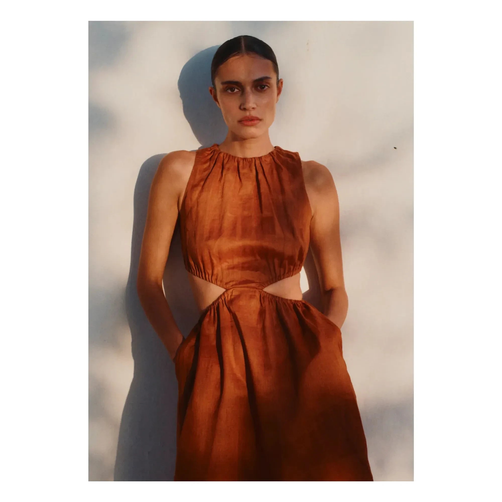 Vanessa Sposi - Kleid mit Cut-Outs | Schokolade