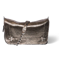 Jérôme Dreyfuss - Bobi Lamé Tasche | Champagner