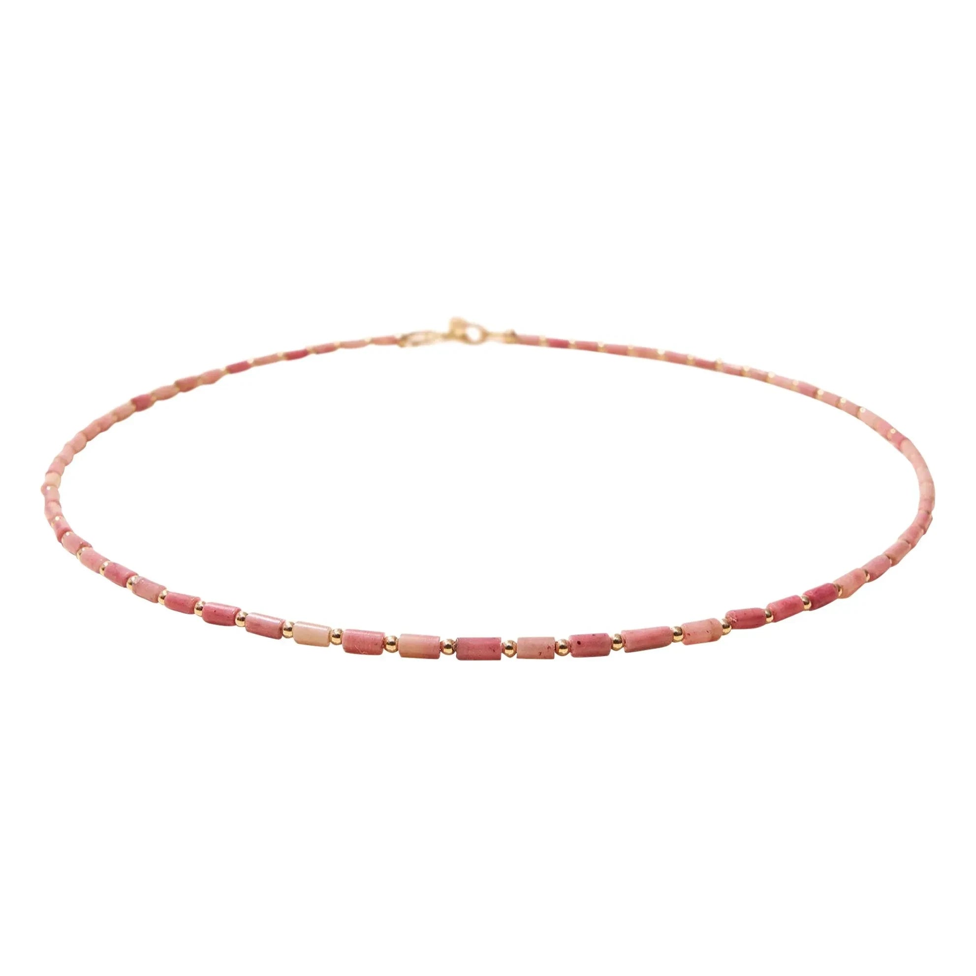 Camille Colette Studio - Halskette Baia Rhodonit | Rosa
