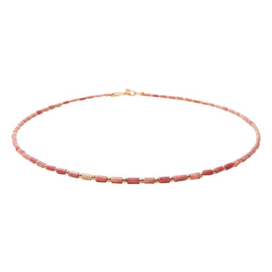 Camille Colette Studio - Halskette Baia Rhodonit | Rosa