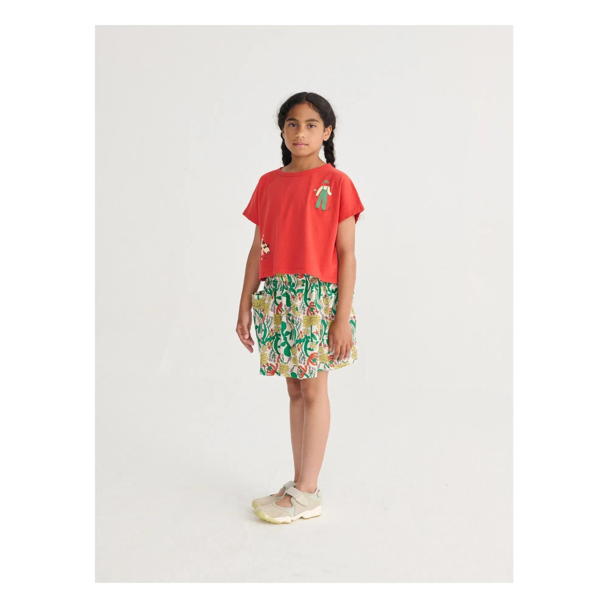 Bobo Choses - T-Shirt aus Bio-Baumwolle Crop Farm | Rot