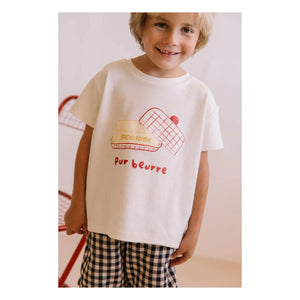 Studio Bohème - Essential Bio-Baumwoll Butter Dish T-Shirt | Ecru
