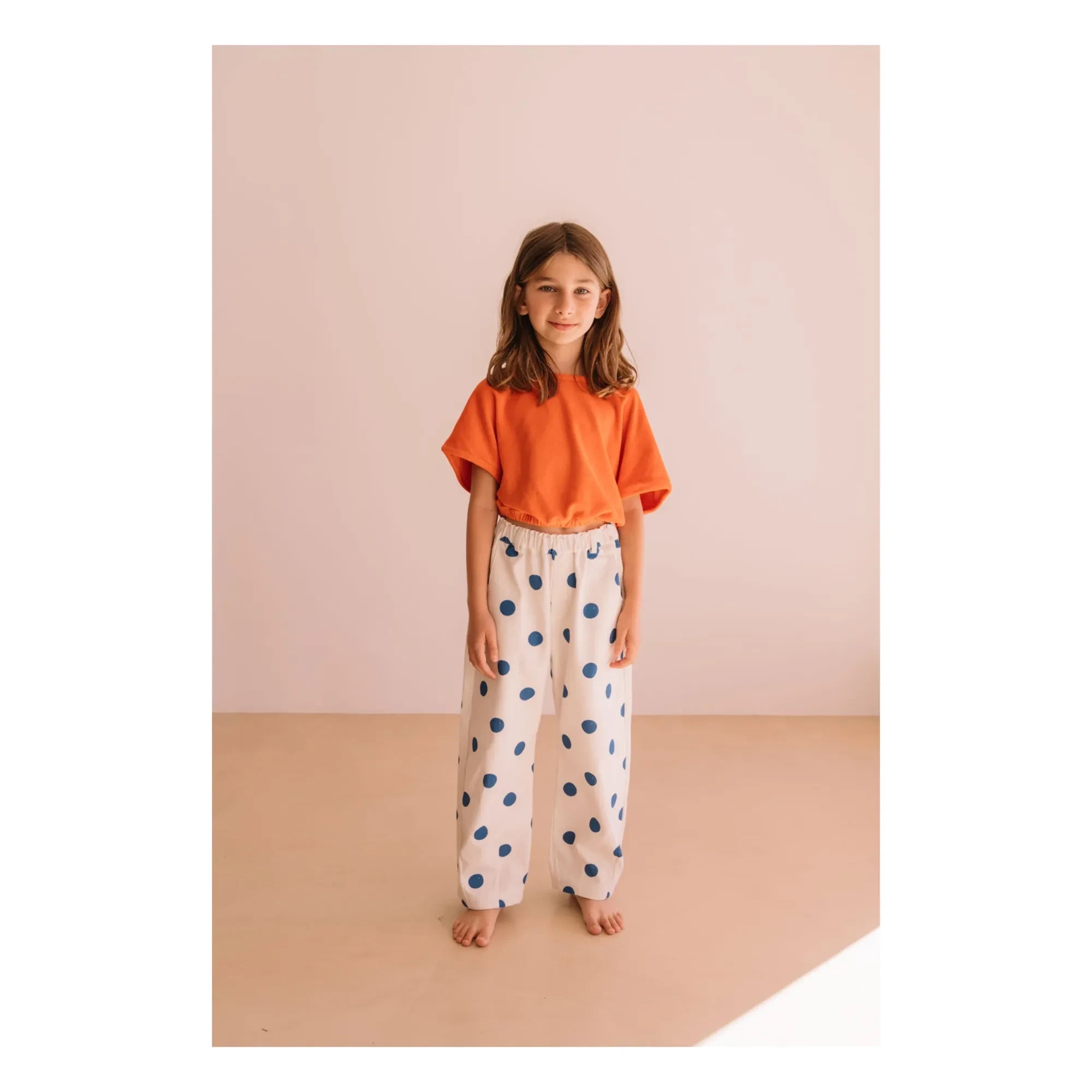 We Are Kids - Crop Bree Handtuch-T-Shirt aus Bio-Baumwolle | Koralle