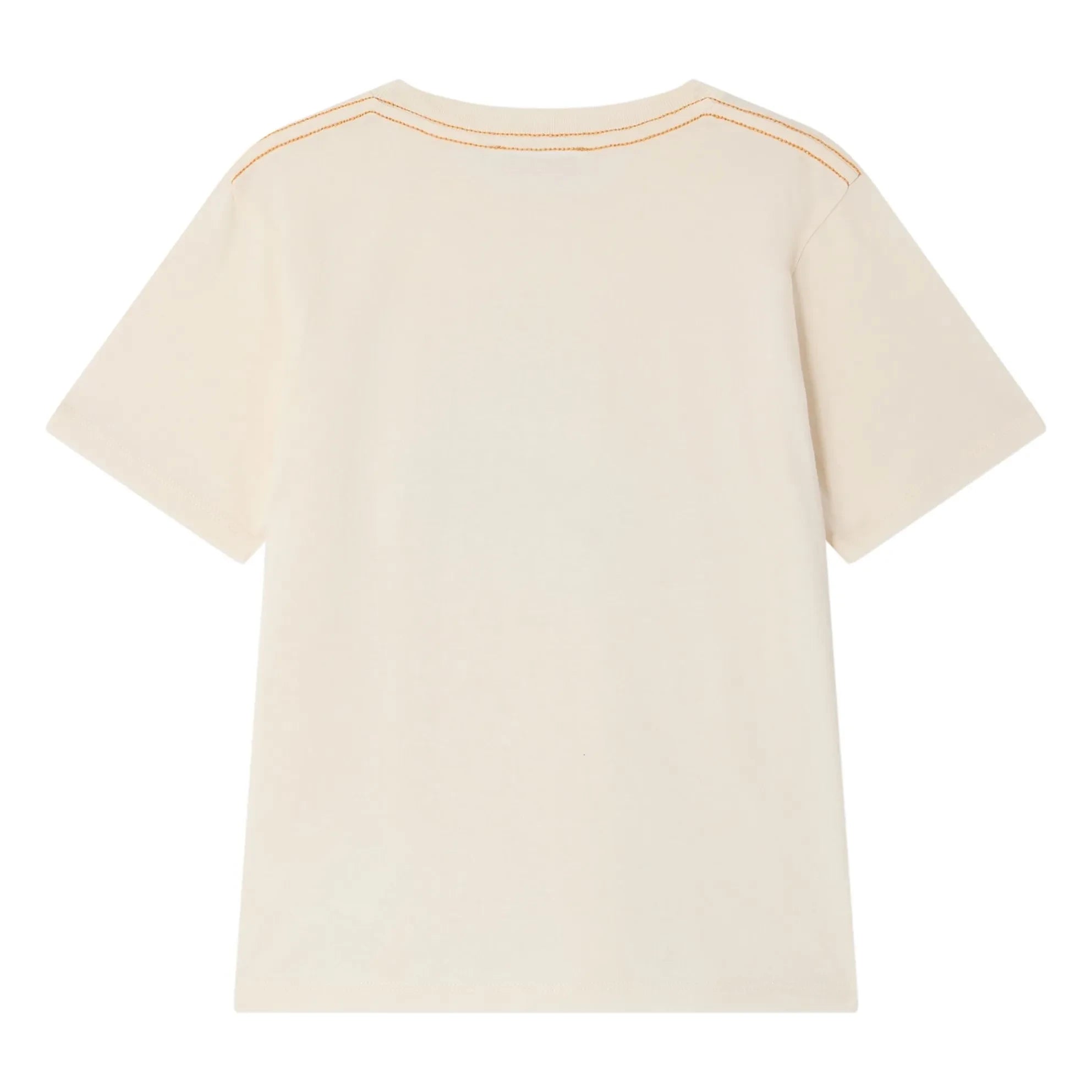 Bonpoint - Thibald Auto T-Shirt Bio-Baumwolle | Elfenbein