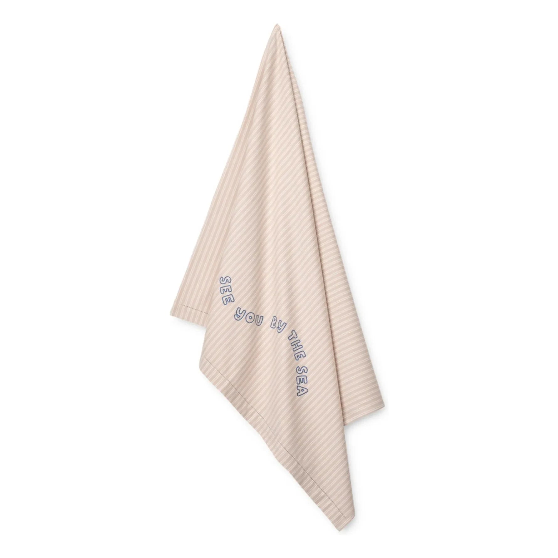 Liewood - Bio-Baumwolle Paige Strandtuch | Y/D gestreift Sorbet rose/Creme de la creme